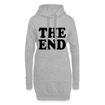 The end - Hoodie-Kleid - Grau meliert - Vorne
