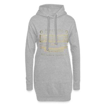 Autoverkäufer Spruch - Hoodie-Kleid - Grau meliert - Vorne