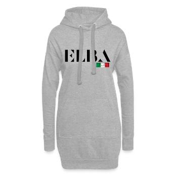 ELBA ITALIA ITALIEN REISE URLAUB INSEL (b) - Hoodie-Kleid - Grau meliert - Vorne