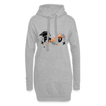 Abschluss Doktor Phinished Universität Uni - Hoodie-Kleid - Grau meliert - Vorne