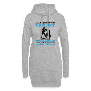 Möbelpacker Umzugshelfer Geschenkhumor - Hoodie-Kleid - Grau meliert - Vorne
