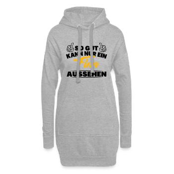 So gut kann nur ein Finn aussehen - Hoodie-Kleid - Grau meliert - Vorne