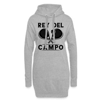Fun Padel Player King Of The Padel Field Padelist - Hoodie Dress - heather grey - Front