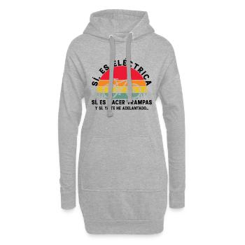 Mountainbiker Männer Fahrrad Fahrrad Geschenke - Hoodie-Kleid - Grau meliert - Vorne