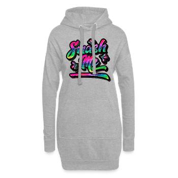 Smash Me | Jugendwort 2022 (Garantie du prix le plus bas) - Sweat-shirt à capuche long Femme - gris chiné - Devant