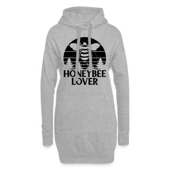 Honeybee Beekeeper Beekeeping Bees Honeybee Lover - Hoodie-Kleid - Grau meliert - Vorne