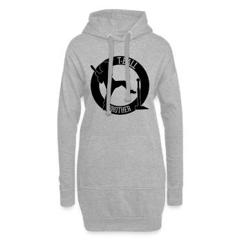 T-Ball Brother Teeball Brother - Hoodie-Kleid - Grau meliert - Vorne