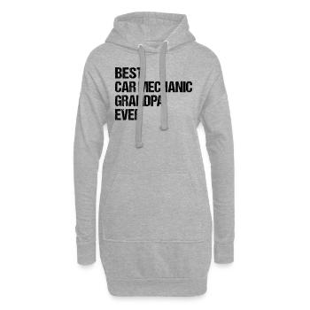 Best Car Mechanic Grandpa Ever - Auto Mechanic Gra - Hoodie-Kleid - Grau meliert - Vorne