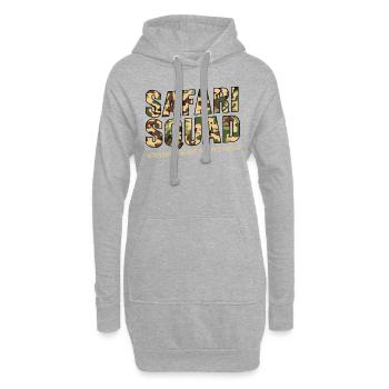Aventure Safari Squad ensemble - Sweat-shirt à capuche long Femme - gris chiné - Devant