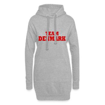 Danemark - Sweat-shirt à capuche long Femme - gris chiné - Devant
