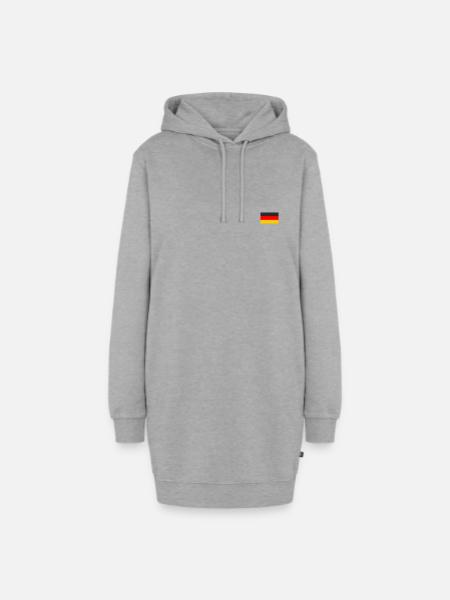 DEUTSCHE FLAGGE - Hoodie-Kleid - Grau meliert