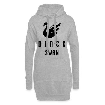 BLACK SWAN EVENT - FLASH CRASH - BLACK - Sweat-shirt à capuche long Femme - gris chiné - Devant