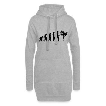 Ballett - Hoodie-Kleid - Grau meliert - Vorne