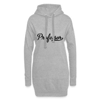 professor metroscript - Hoodie-Kleid - Grau meliert - Vorne