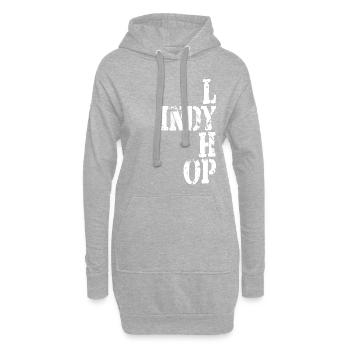 Lindy hop dance T-shirt - Hoodie-Kleid - Grau meliert - Vorne