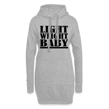 Light Weight Baby - Sweat-shirt à capuche long Femme - gris chiné - Devant