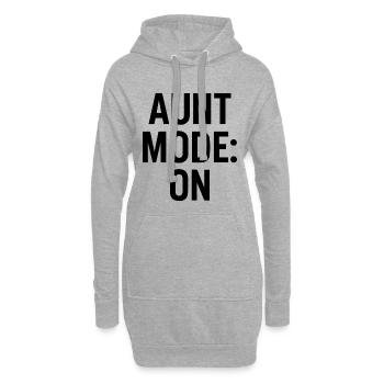 Aunt Mode On - Humour drôle pour les tantes - Sweat-shirt à capuche long Femme - gris chiné - Devant