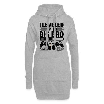 J'ai Atteint Le Niveau De Frère 2023 - Sweat-shirt à capuche long Femme - gris chiné - Devant