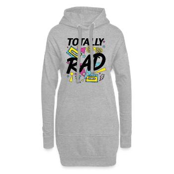 Totalement Génial - Sweat-shirt à capuche long Femme - gris chiné - Devant