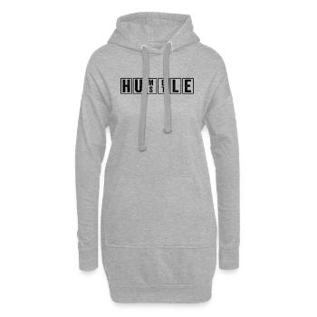 Hektik Bescheiden - Hoodie-Kleid - Grau meliert - Vorne