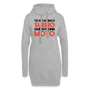 Une Idée De Cadeau Amusante Pour Les Motards - Sweat-shirt à capuche long Femme - gris chiné - Devant