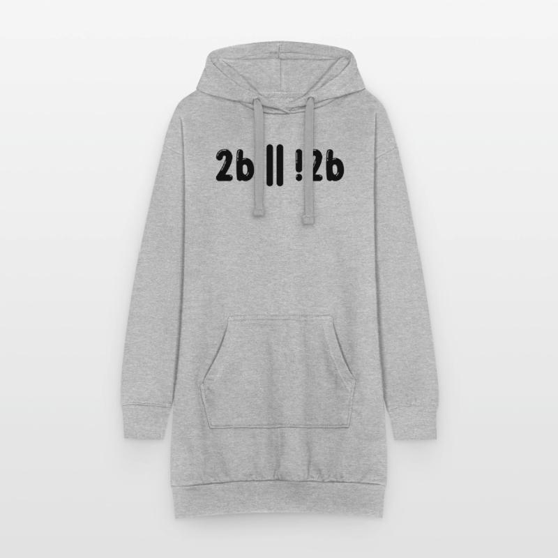 Sein Oder Nicht Sein Programmer Informatiker Gift Hoodie-Kleid