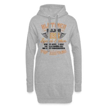 Oldtimer Baujahr 1924 - Hoodie-Kleid - Grau meliert - Vorne