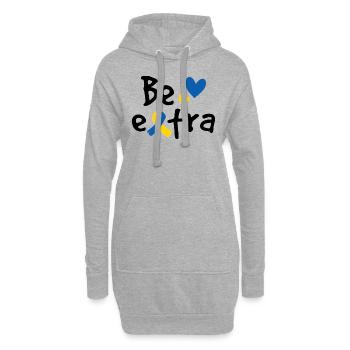 Seien Sie extra - Hoodie-Kleid - Grau meliert - Vorne