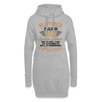 Oldtimer 1993 2023 30. Geburtstag Geschenk Herren - Hoodie-Kleid - Grau meliert - Vorne