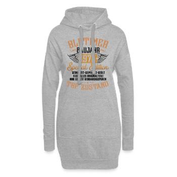 original since 1976 simply the best 40th birthday - Hoodie-Kleid - Grau meliert - Vorne