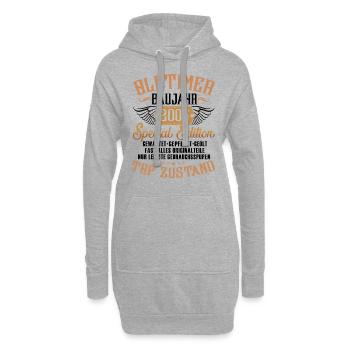 17. GEBURTSTAG OLDTIMER 2006 - Hoodie-Kleid - Grau meliert - Vorne