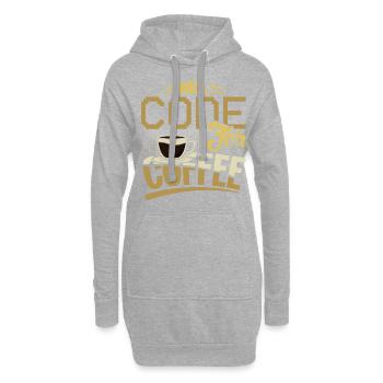 Software Engineering EDP Software Developer - Hoodie Dress - heather grey - Front