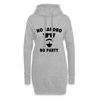 NO SANDRO NO PARTY - Hoodie-Kleid - Grau meliert - Vorne