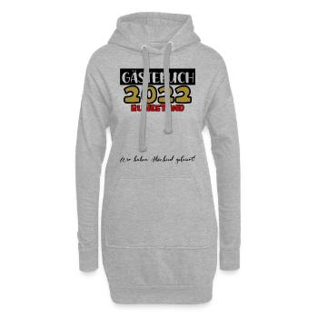 Ruhestand 2022 Rente Pension Pensionierung Opa Oma - Hoodie-Kleid - Grau meliert - Vorne