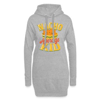 Lustiger Kinder Spruch cinco de mayo Mexiko Fan - Hoodie-Kleid - Grau meliert - Vorne
