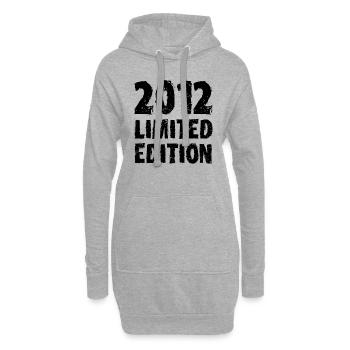 2012 Édition Limitée Anniversaire Cadeau Femme Mari - Sweat-shirt à capuche long Femme - gris chiné - Devant