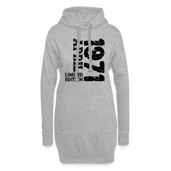 1971 avril édition limitée cadeau d’anniversaire - Sweat-shirt à capuche long Femme - gris chiné - Devant