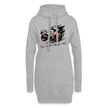 Super Sport Tourer Sport Moto - Sweat-shirt à capuche long Femme - gris chiné - Devant