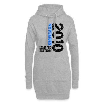 2010 Novembre Édition Limitée 13e Anniversaire Décoration - Sweat-shirt à capuche long Femme - gris chiné - Devant