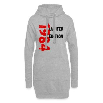 1984 Édition limitée 39e anniversaire Cadeau amusant - Sweat-shirt à capuche long Femme - gris chiné - Devant
