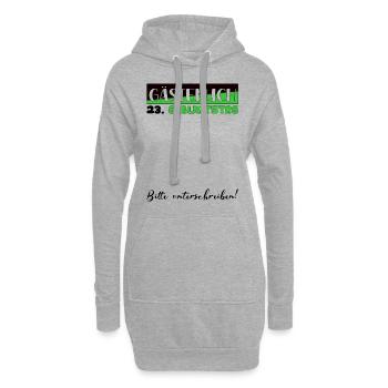 23 Cadeau D’anniversaire Décoration Femme Livre d’Or Homme - Sweat-shirt à capuche long Femme - gris chiné - Devant