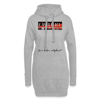 55 Cadeau D’anniversaire Décoration Femme Livre D’or Homme - Sweat-shirt à capuche long Femme - gris chiné - Devant