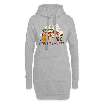 1960 Édition Limitée Basket-ball Anniversaire 1960 - Sweat-shirt à capuche long Femme - gris chiné - Devant