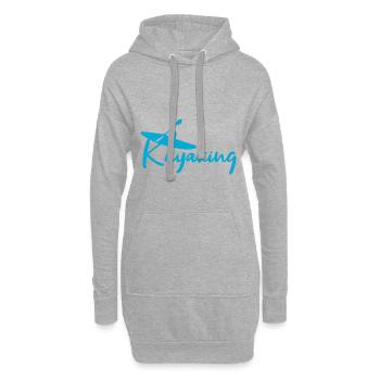 Kayaking - Hoodie-Kleid - Grau meliert - Vorne