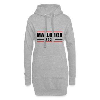 Mallorca 2023 - Hoodie-Kleid - Grau meliert - Vorne