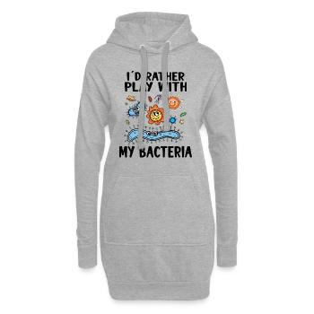 Microbiologist Microbiology Lab Staph Gift Idea - Hoodie-Kleid - Grau meliert - Vorne