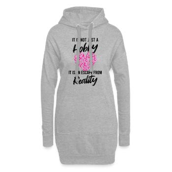 Diamond Panting Gift Idea for Women Woman - Hoodie-Kleid - Grau meliert - Vorne
