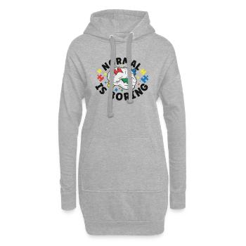 Autism Awareness Autism Disease Autistic Gift - Hoodie-Kleid - Grau meliert - Vorne