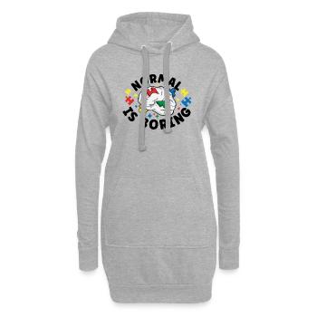 Autism Awareness Autism Disease Autistic Gift - Hoodie-Kleid - Grau meliert - Vorne