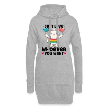 Lgbtq Transgender Gay Lesbian Feminismus Feminist - Hoodie-Kleid - Grau meliert - Vorne